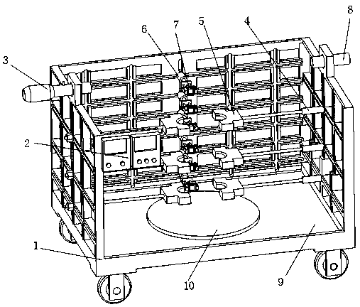 A device capable of automatically detecting the airtightness of an exhaust manifold and its application method