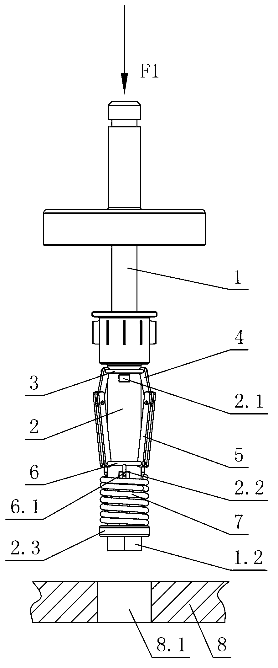 Automatic locking structure of closestool cover plate hinge base