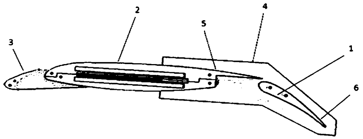 PIV measurement method for flow field of flap slot