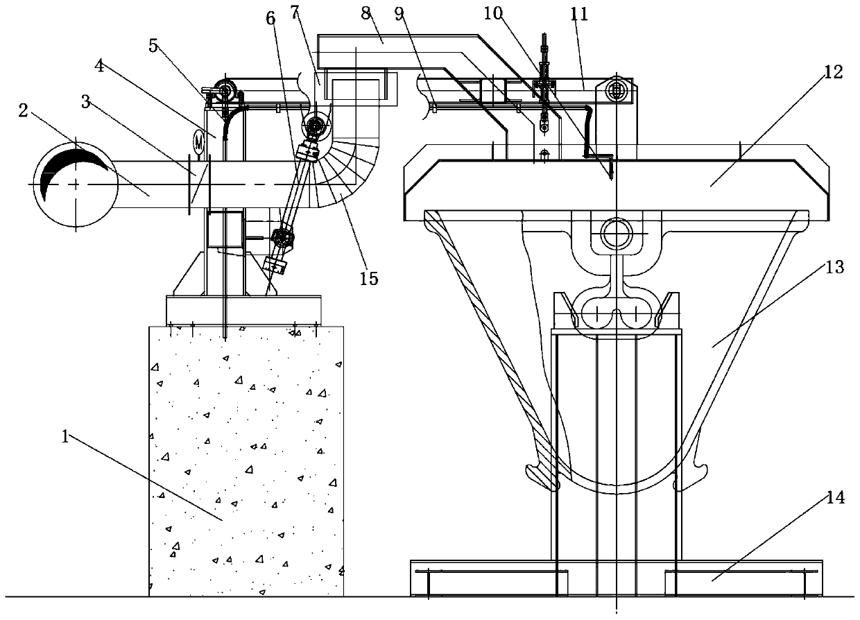Stainless steel slag treatment device and treatment method thereof
