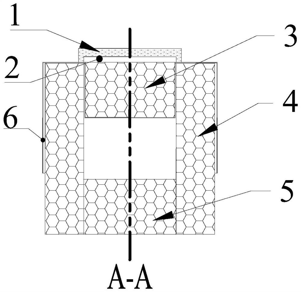 A polyurethane foam combined explosion-proof device and polyurethane foam material