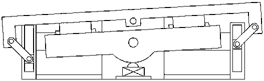 Medical platform device with adjustable lateral inclination angle and adjustment method thereof