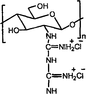 Chitosan biguanide hydrochloride, preparation method and use thereof