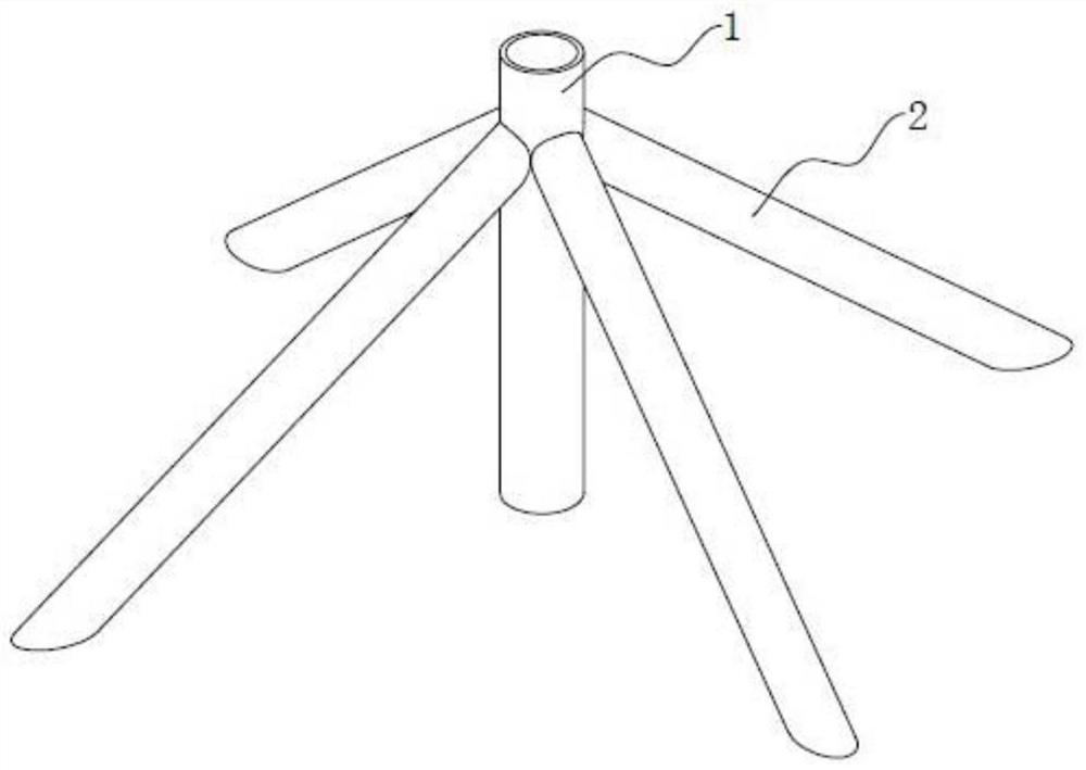 Scaffold base for construction engineering