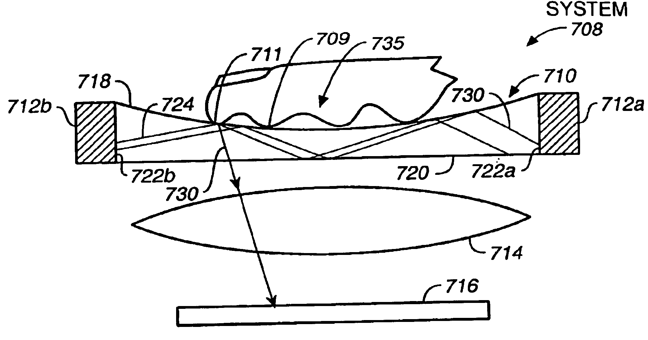 High contrast, low distortion optical acquisition system for image capturing