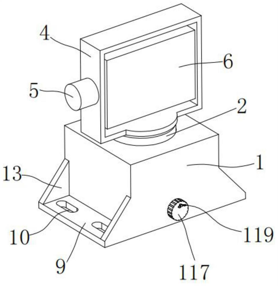 Vehicle-mounted camera facilitating adjusting angles