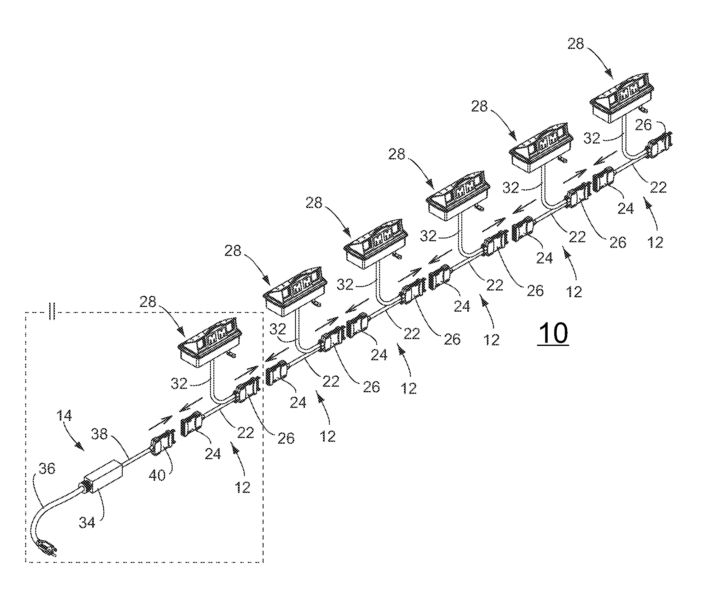 Electrical system with circuit limiter