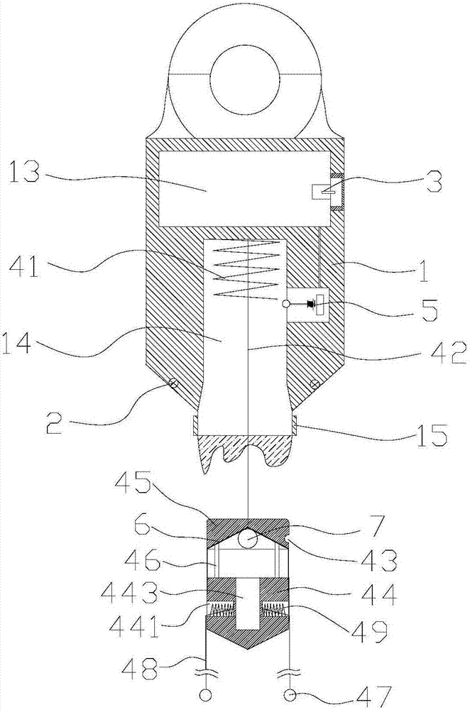 Line fault positioning and warning device