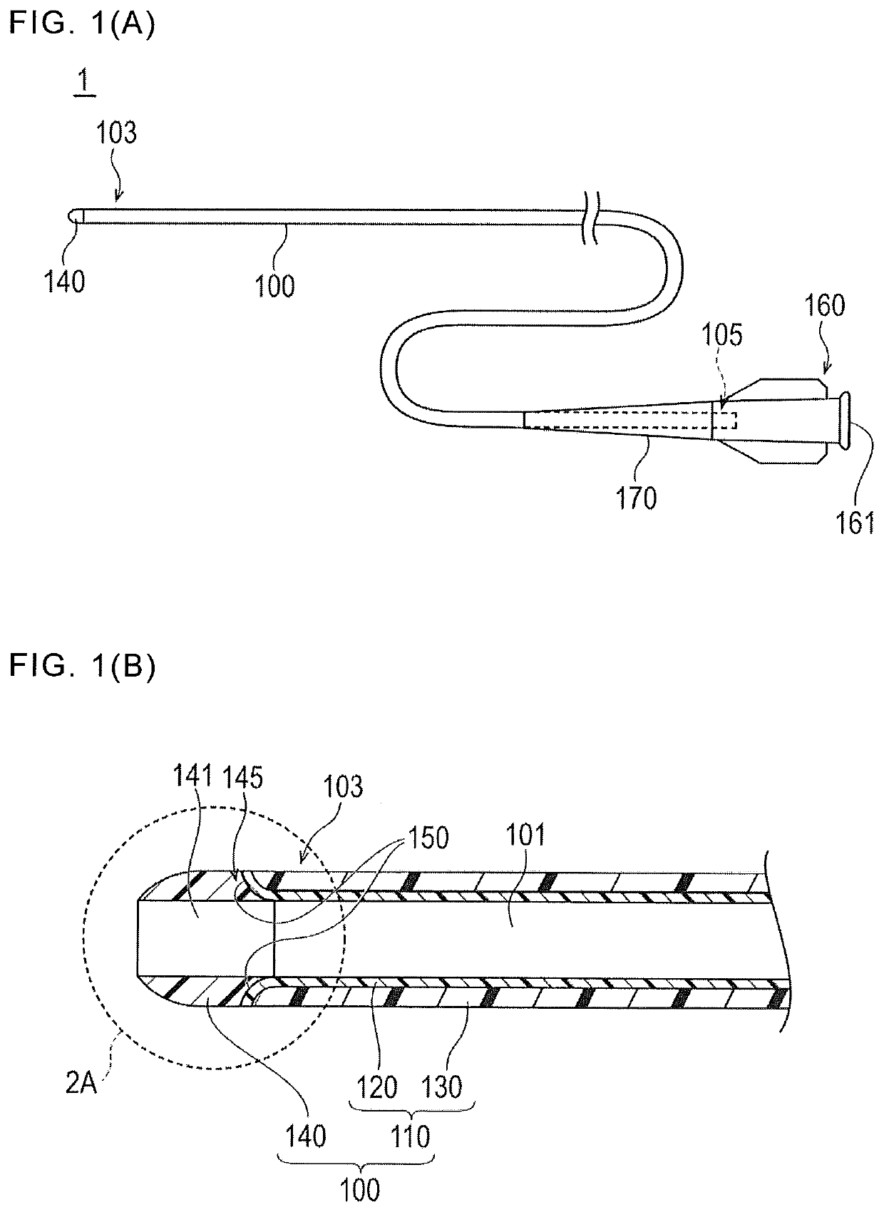 Medical elongated body and balloon catheter