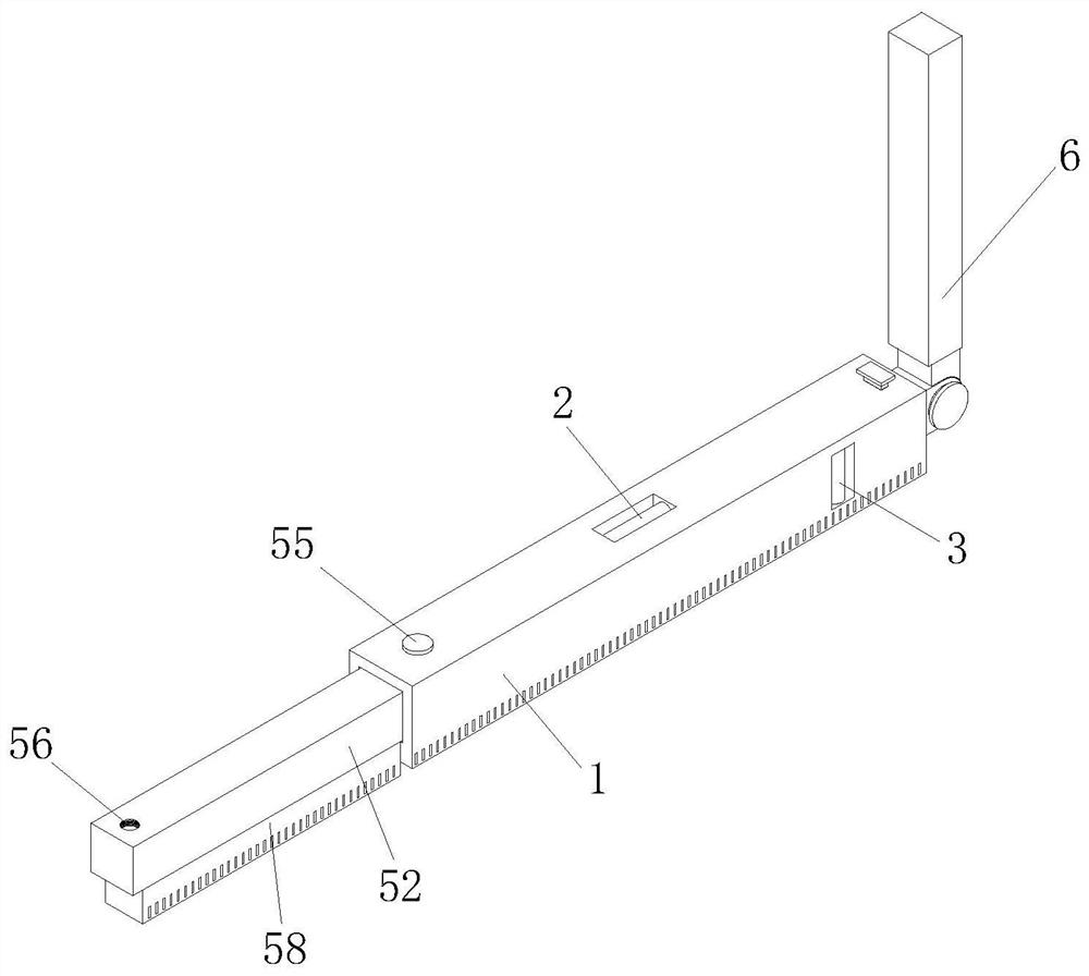 Measuring device for indoor and outdoor decoration engineering design