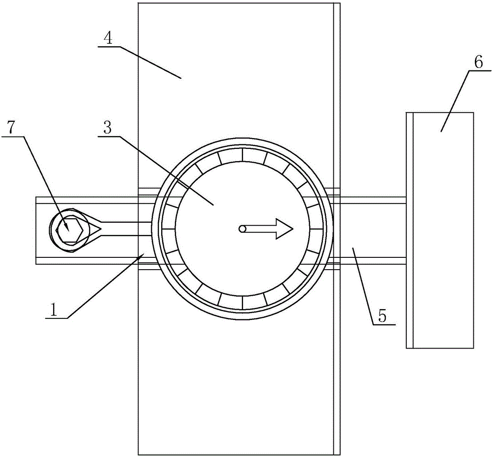 Comb plate stress detecting device of escalator