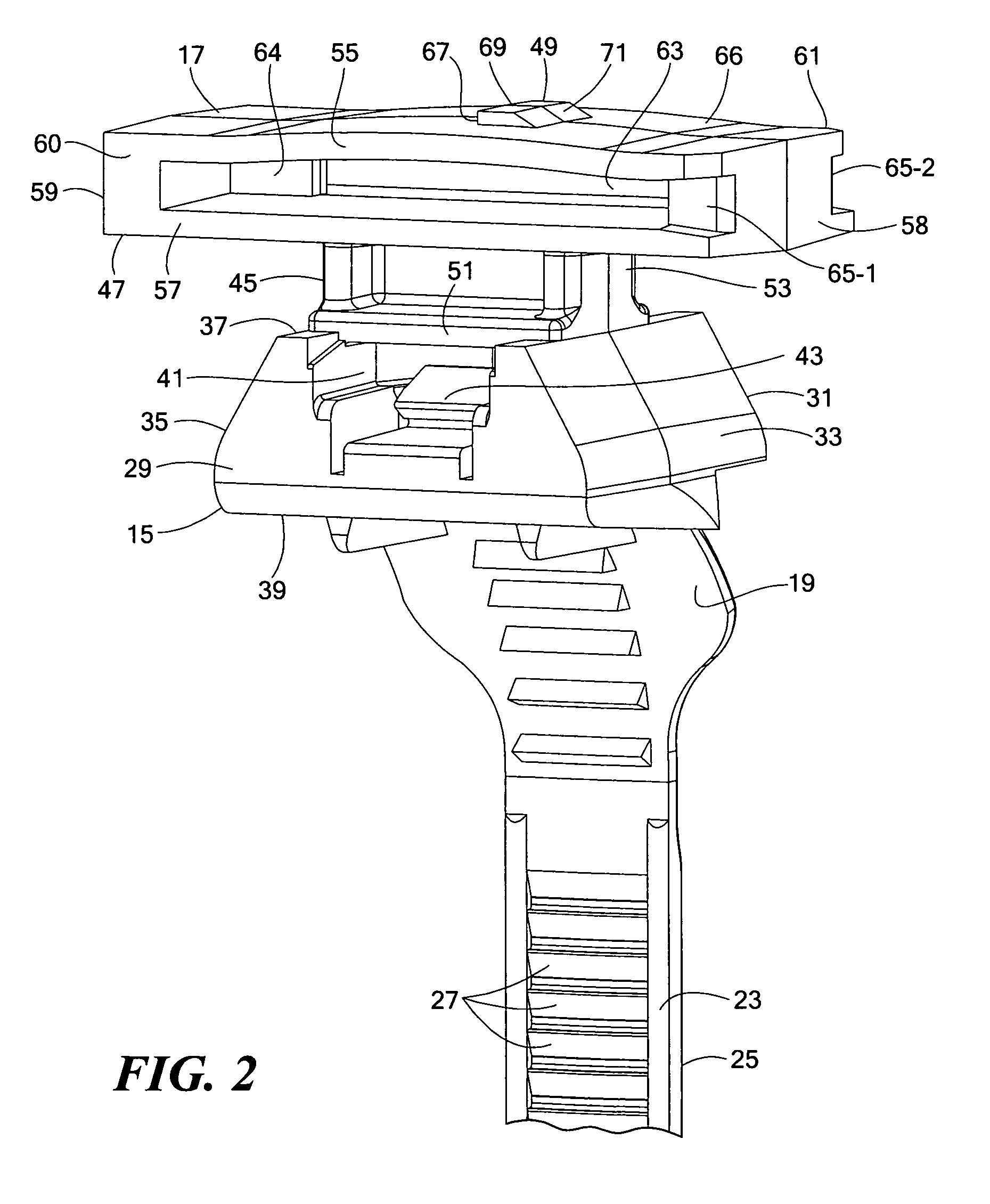 Cable tie with electrical connector fastener