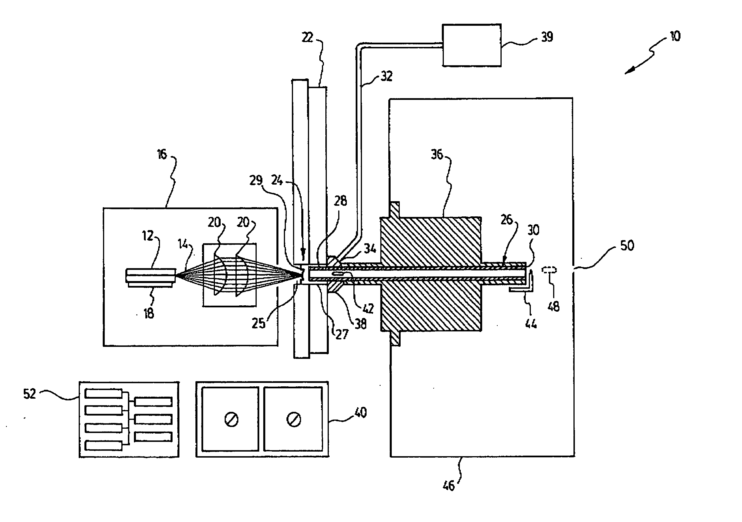 Ionization source for mass spectrometer