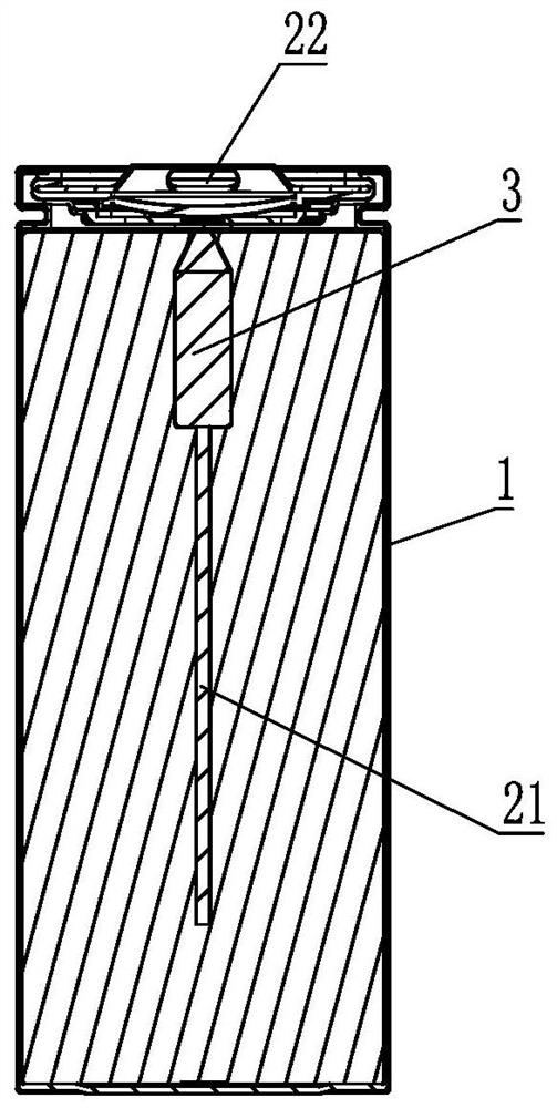 Battery cell structure for preventing rapid expansion of thermal runaway and energy storage module