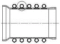 Strengthened carat tube and manufacturing method thereof