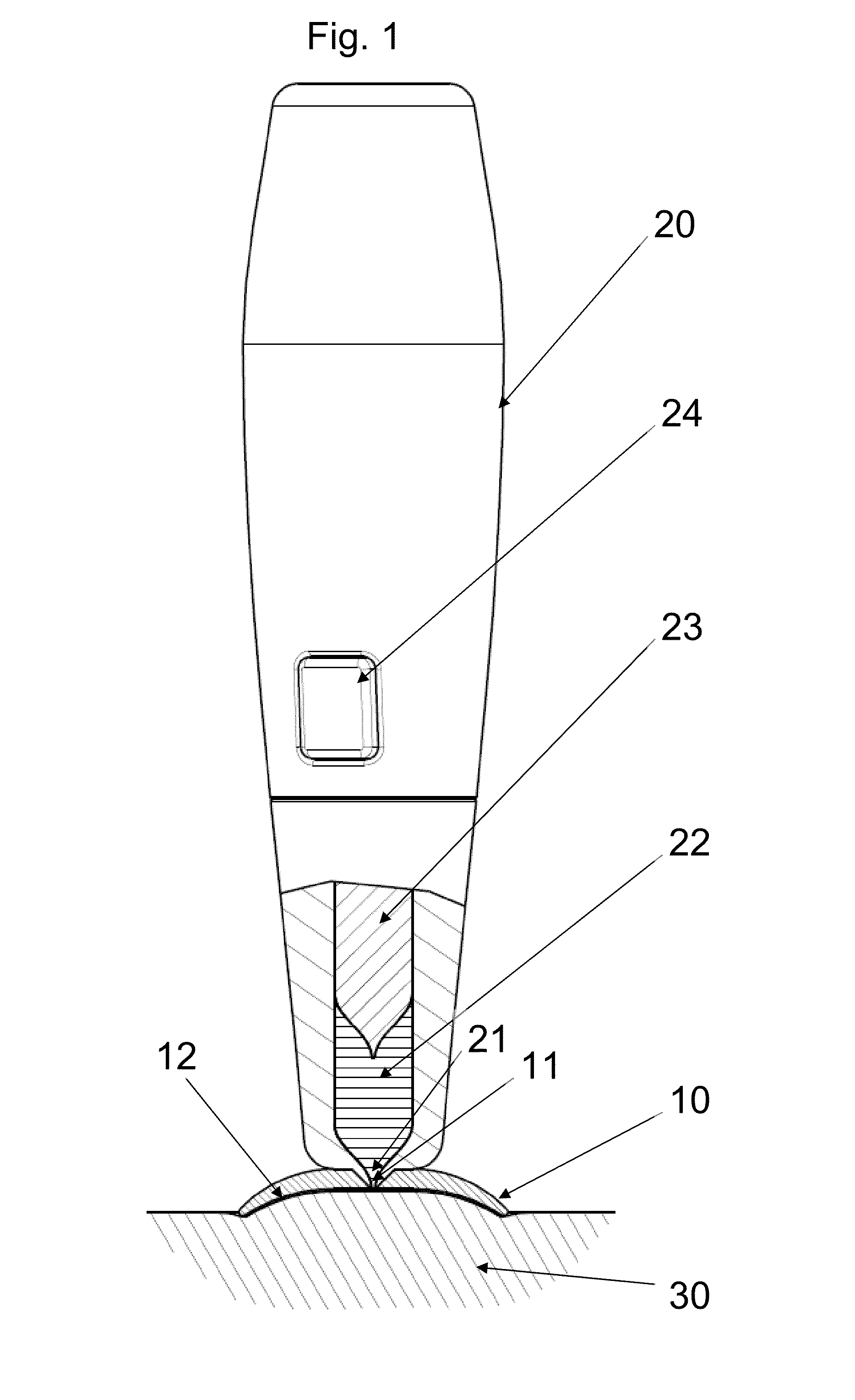 Skin Retention Device for a Medical Jet Injection Kit