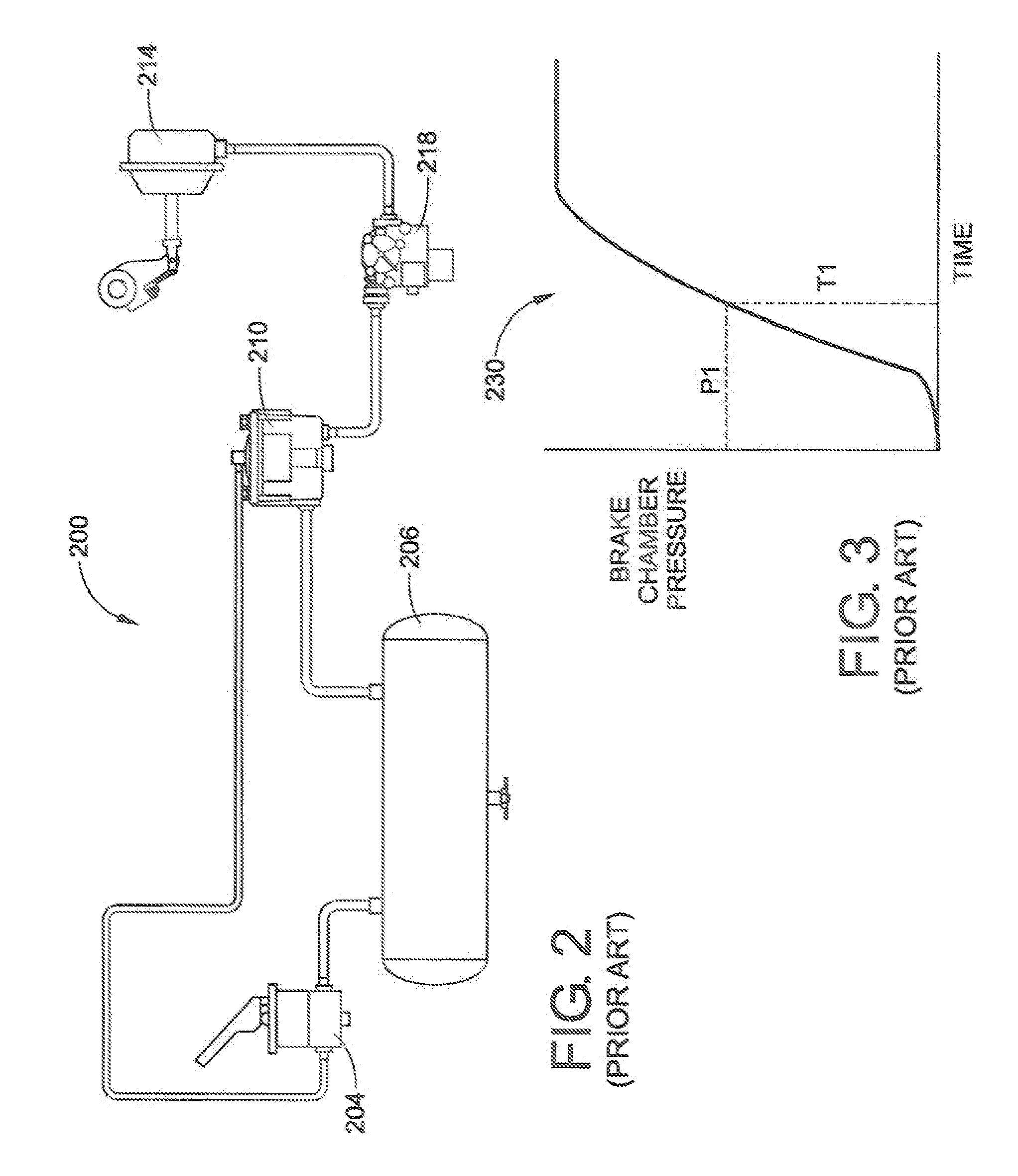 Relay Valve Control Arrangement to Provide Variable Response Timing on Full Applications