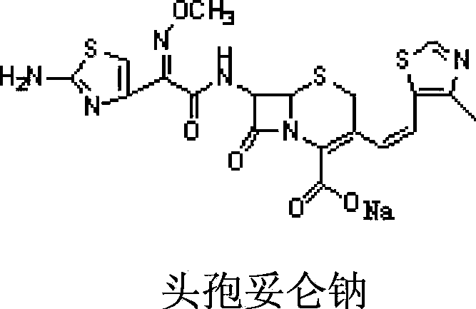 Cefditoren sodium containing-pharmaceutical composition