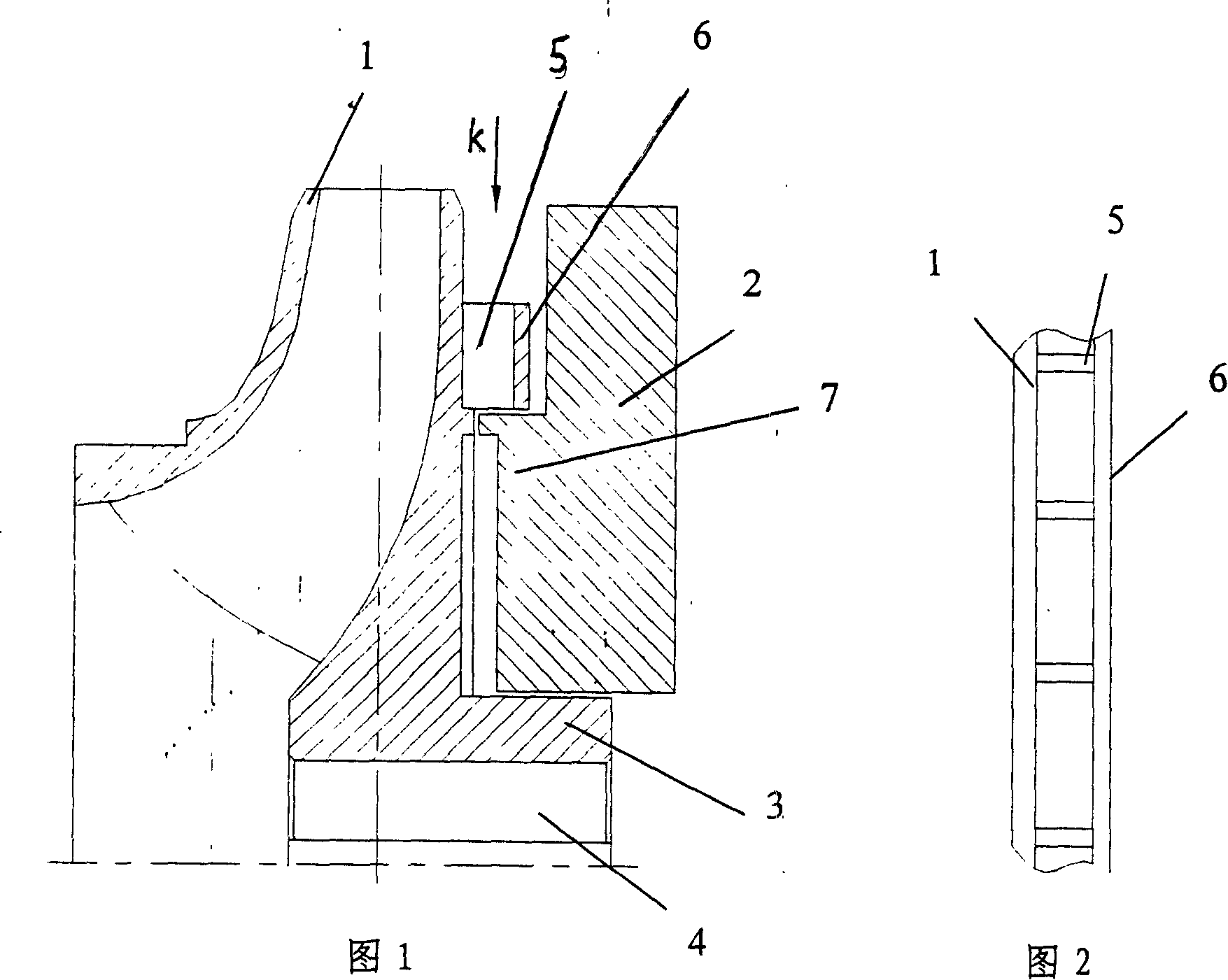 Improved axial force balance mechanism of centrifugal pump impeller