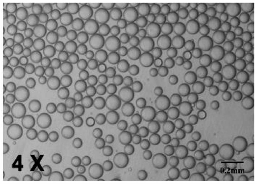 A kind of microemulsion droplets of products after w/o/w type pcr amplification based on microfluidic system and preparation method thereof