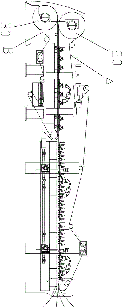 Double-sided laminator driving mechanism