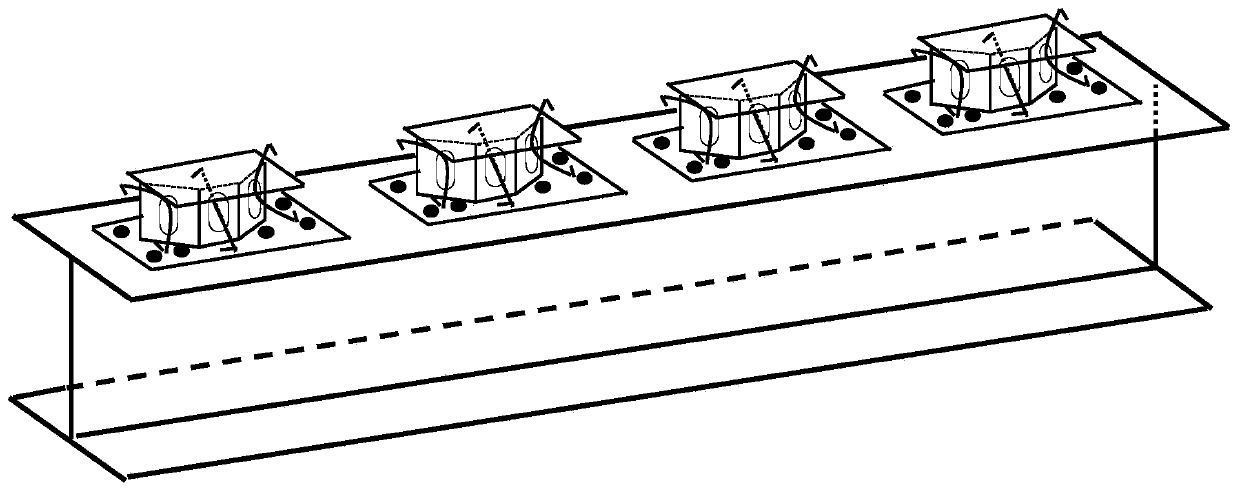 Fast assembled full-bolt connection semi-rigid corrugated shear connector