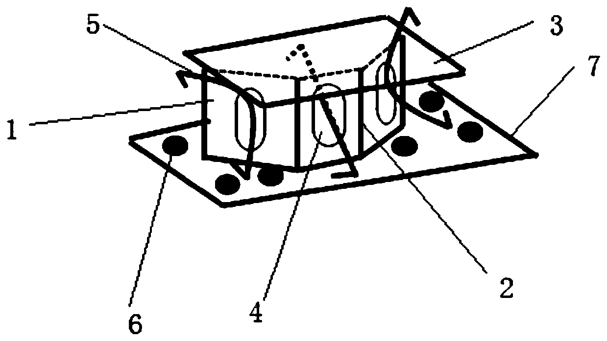 Fast assembled full-bolt connection semi-rigid corrugated shear connector