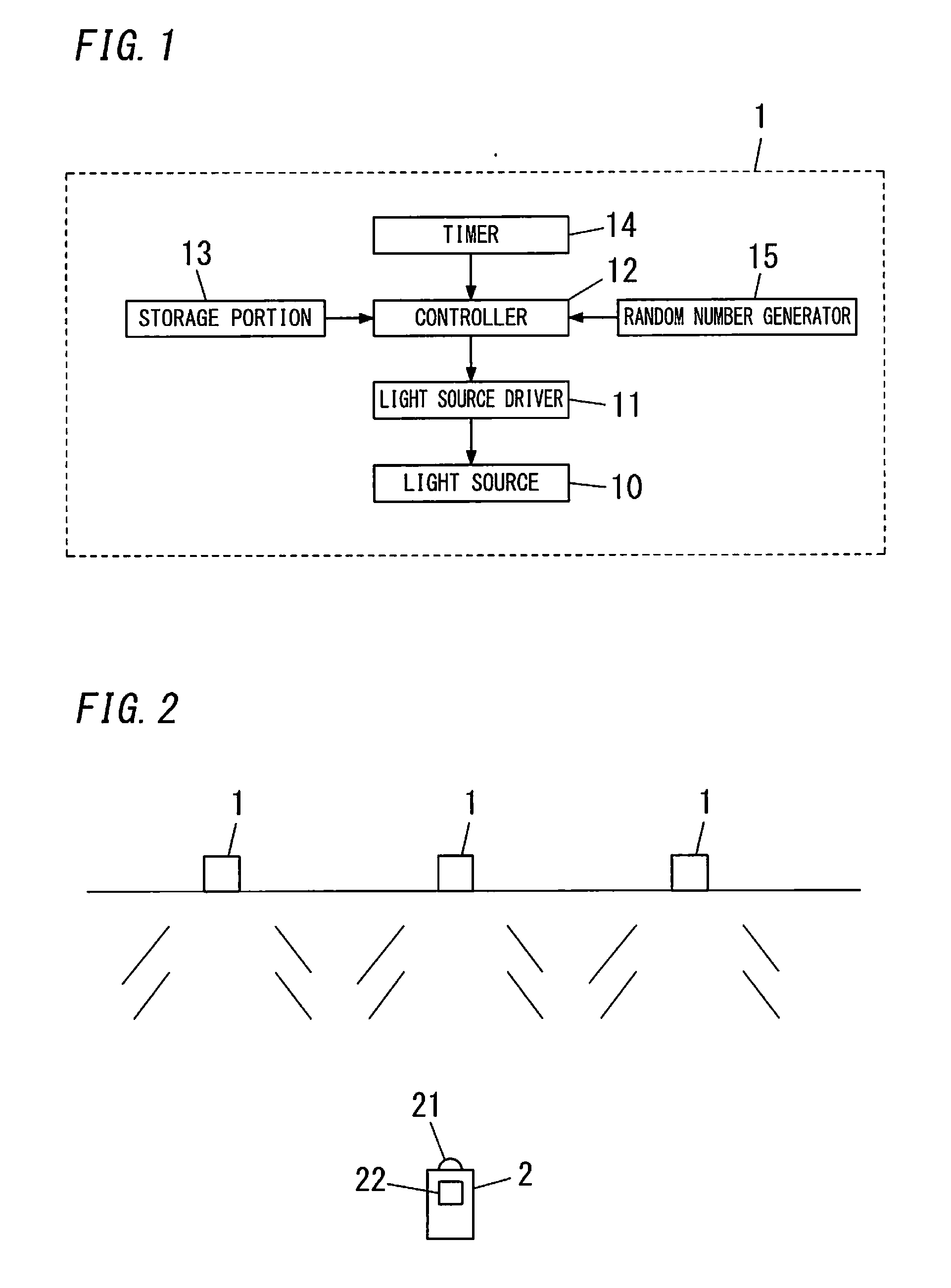 Luminaire and visible light communication system using same