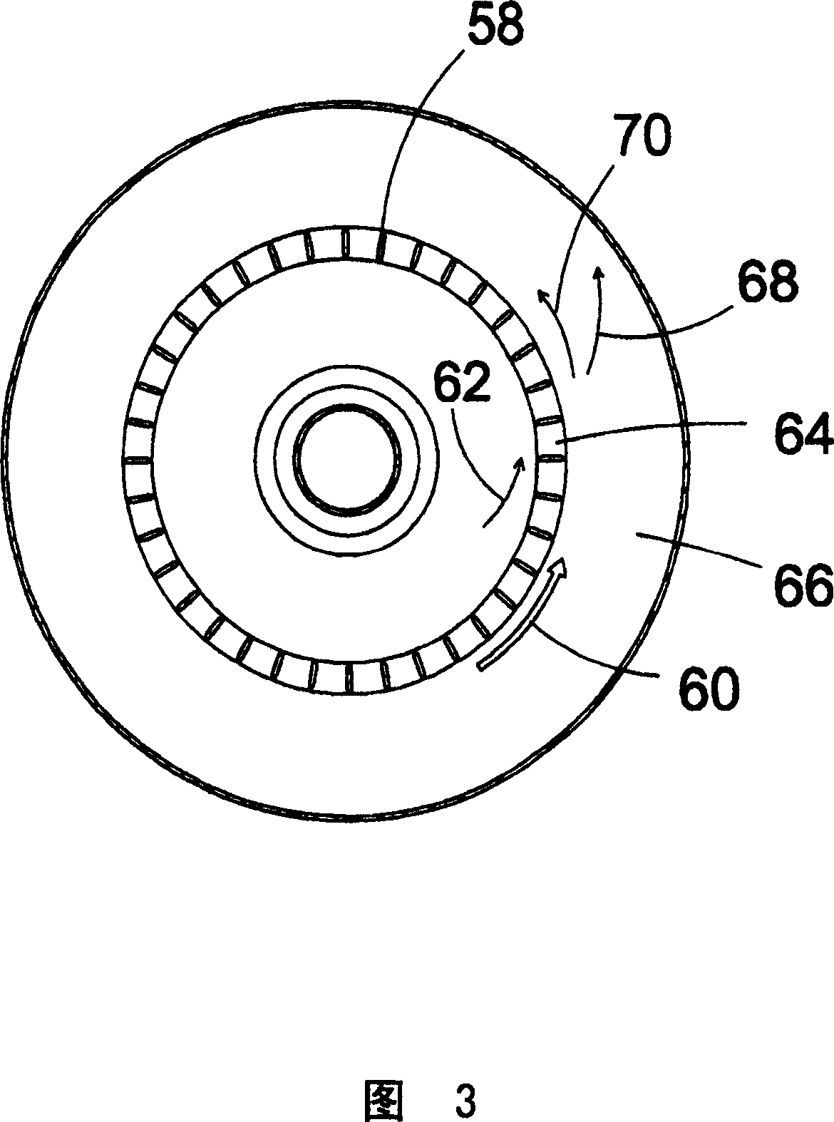 Method and apparatus to sort particles flowing from verticle grinder