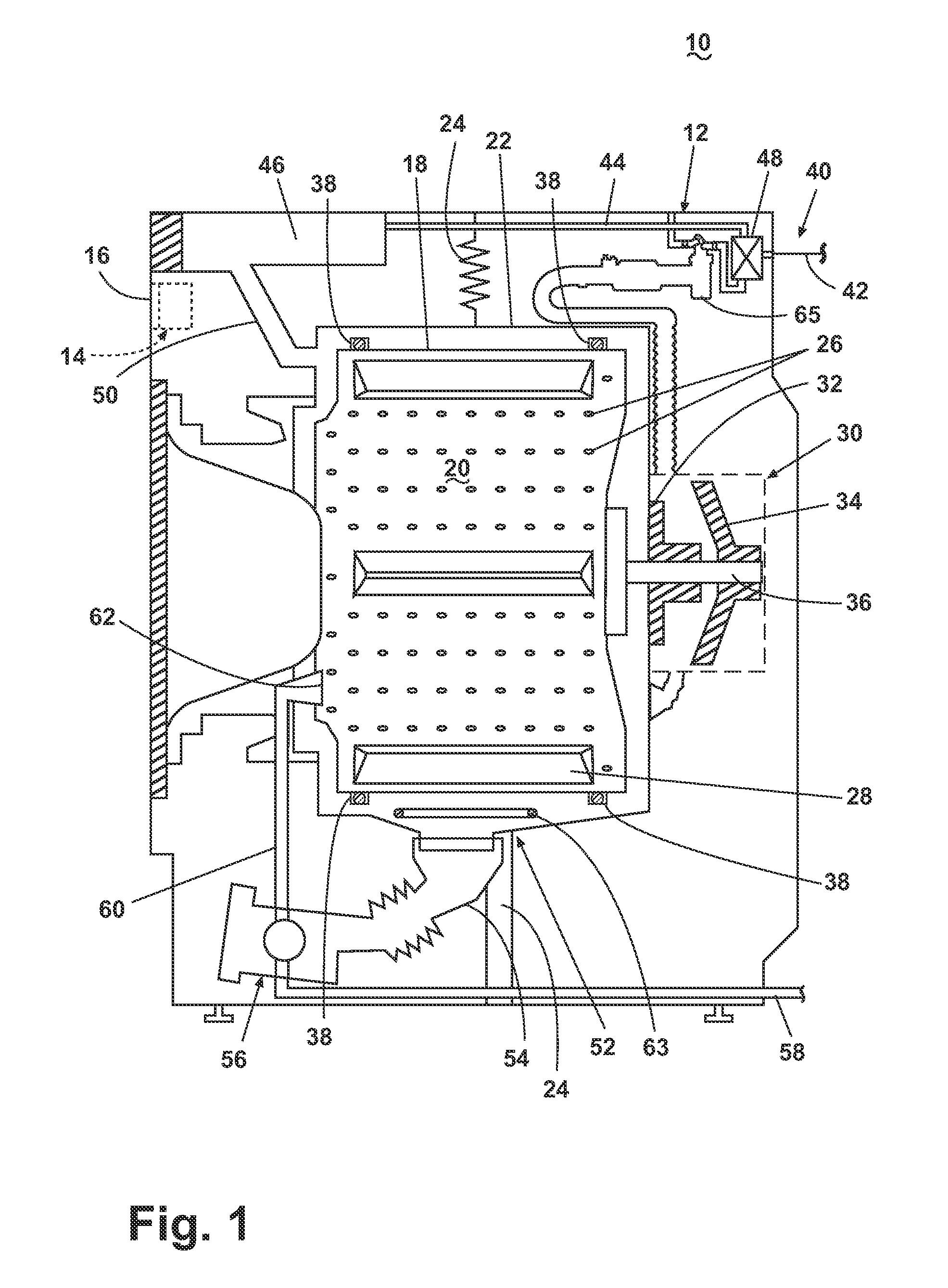 Method and apparatus for redistributing an imbalance in a laundry treating appliance