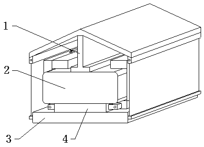 Tank auxiliary supporting device for hazardous chemical substance transport vehicle