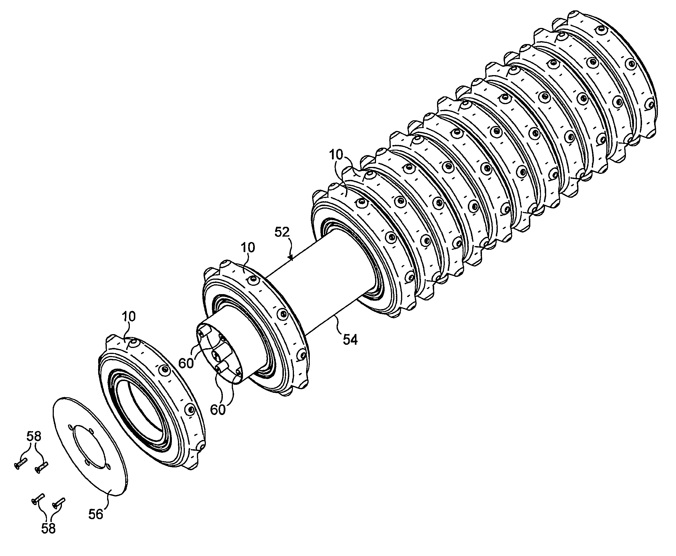 Soil treatment apparatus, a soil treatment component and a method of assembling a soil treatment apparatus