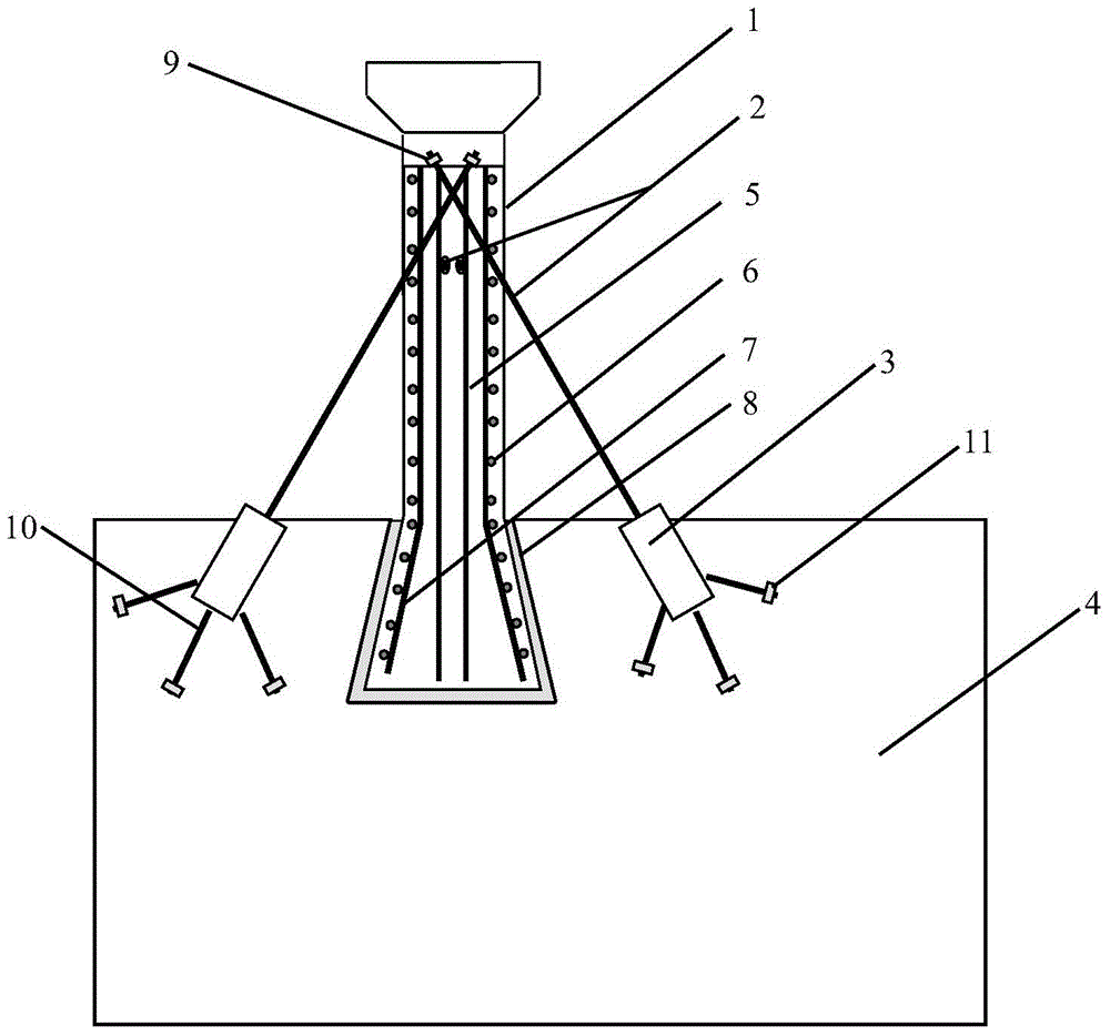 An energy-dissipating self-resetting bridge pier structure