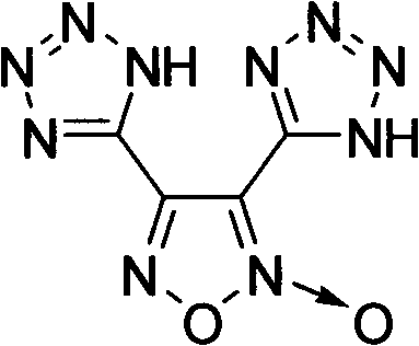 3,4-bis(1-hydrogen-5-tetrazolyl)furazan oxide energetic ion salt and preparation method thereof