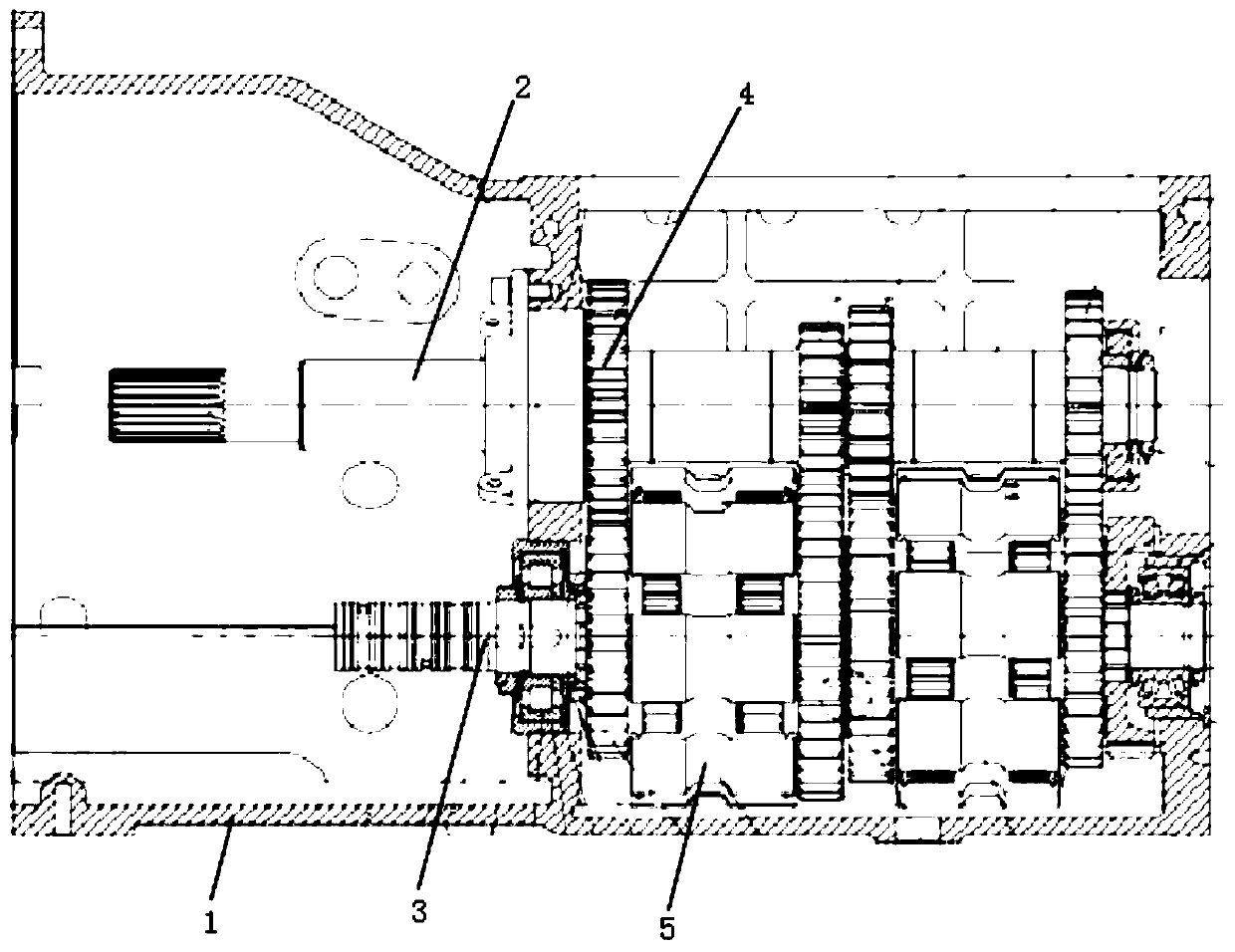 Dynamic gear-shifting speed changing box and speed changing box control system