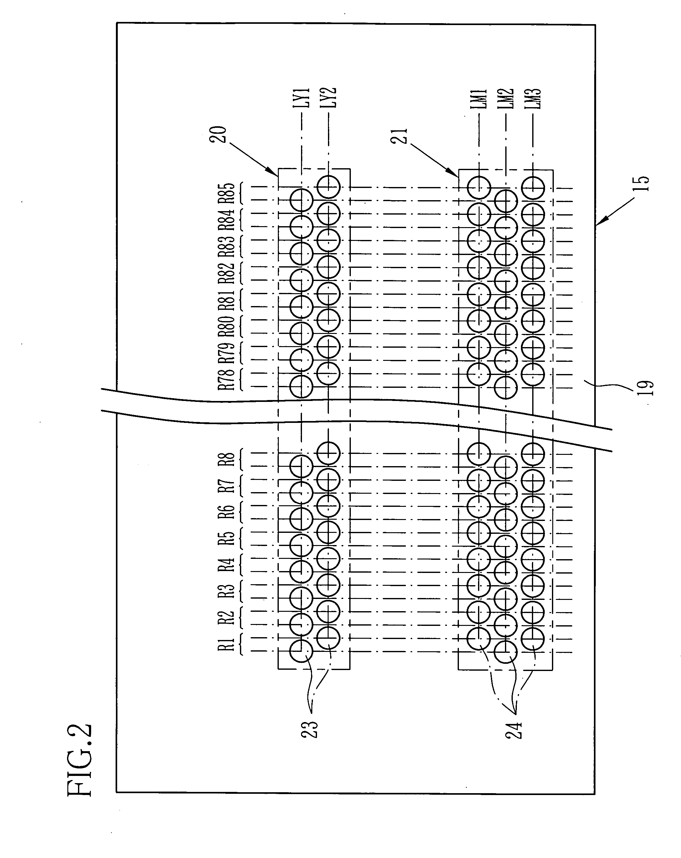 Luminous device and optical fixing device