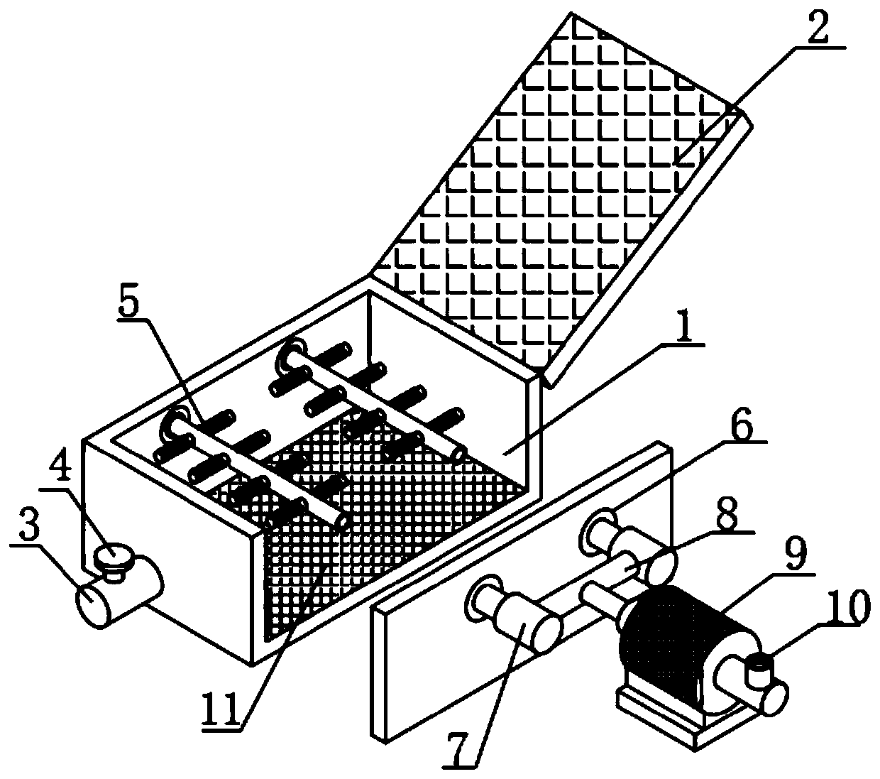 Roe hatching device