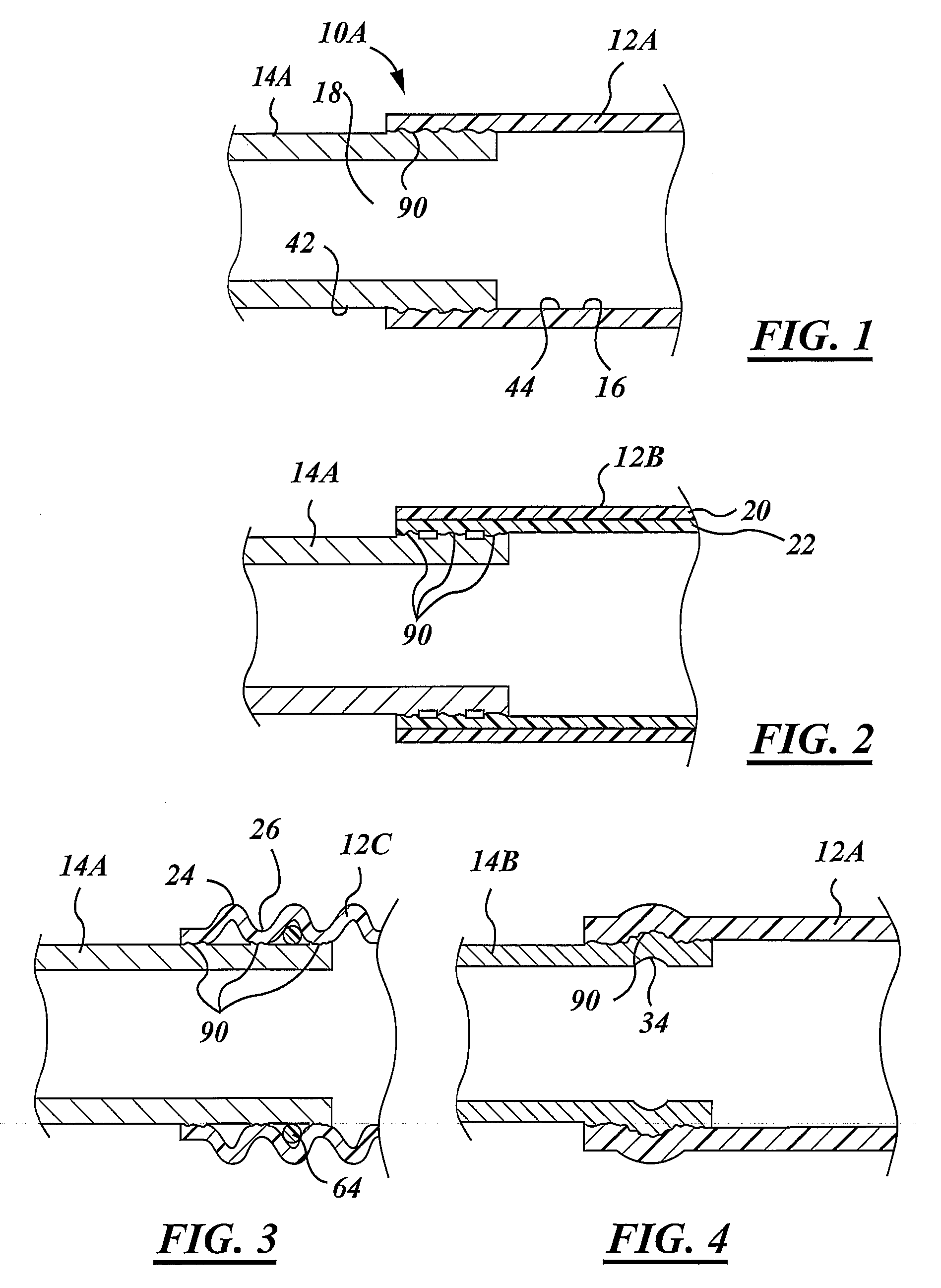 Method of coupling plastic components to metal tubing