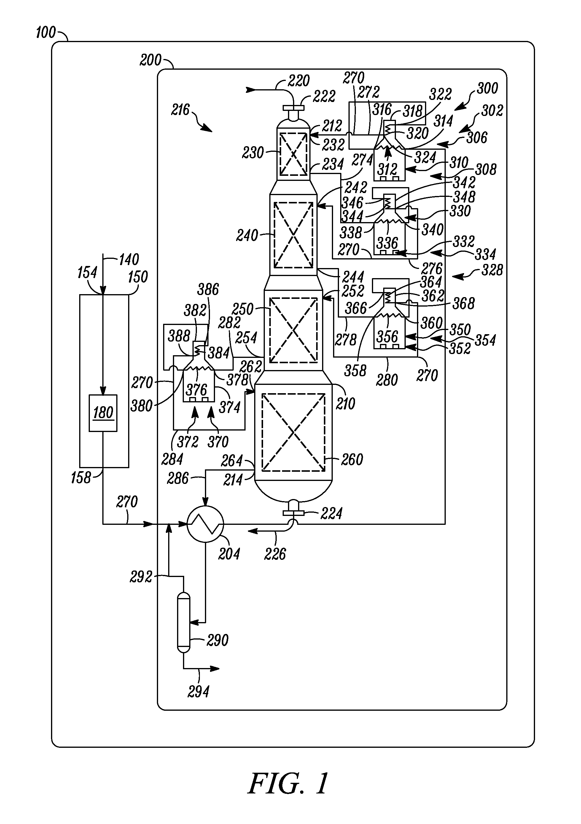 Process for heating a stream for a hydrocarbon conversion process