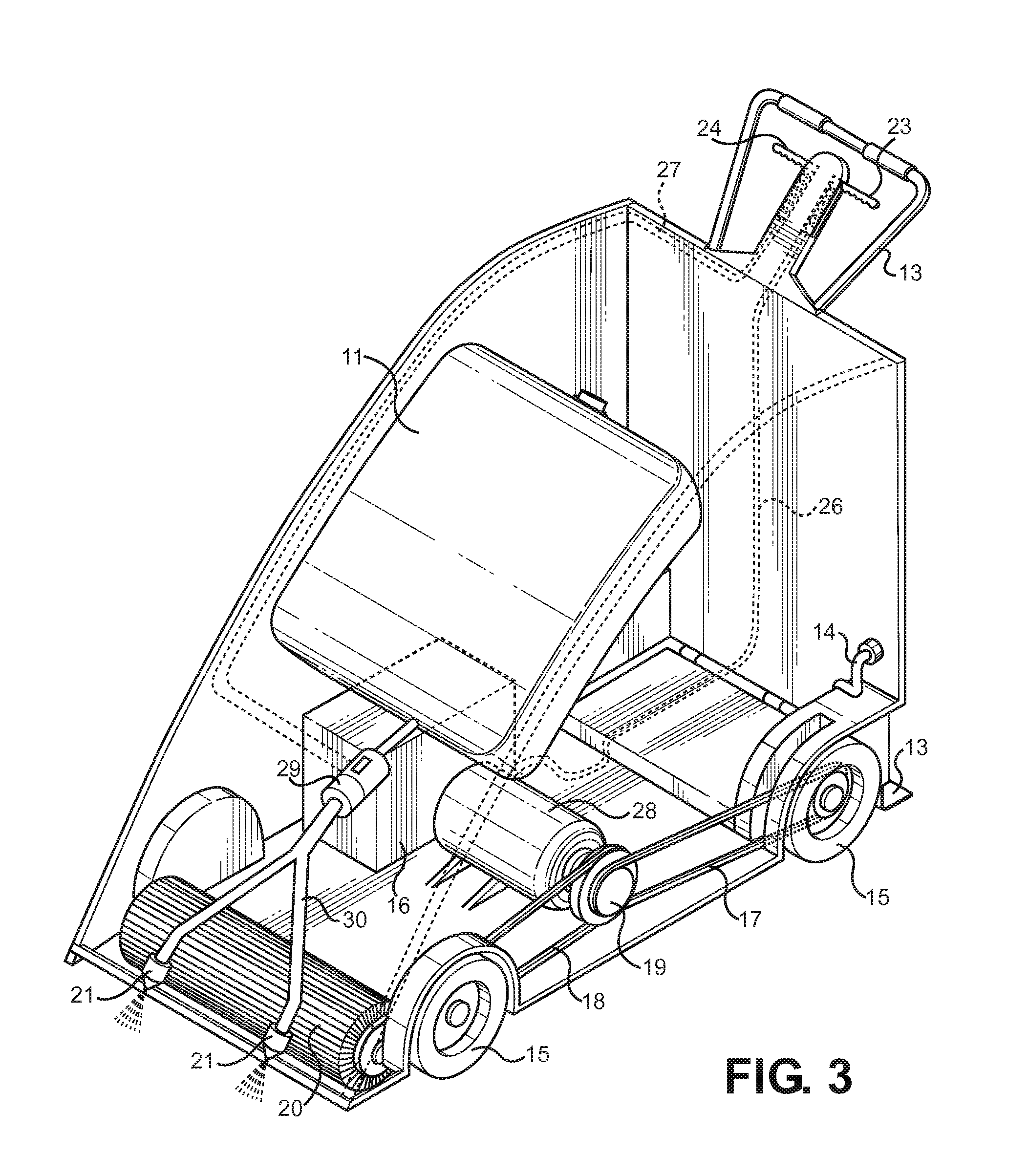 Floor and Mat Surface Cleaning Apparatus
