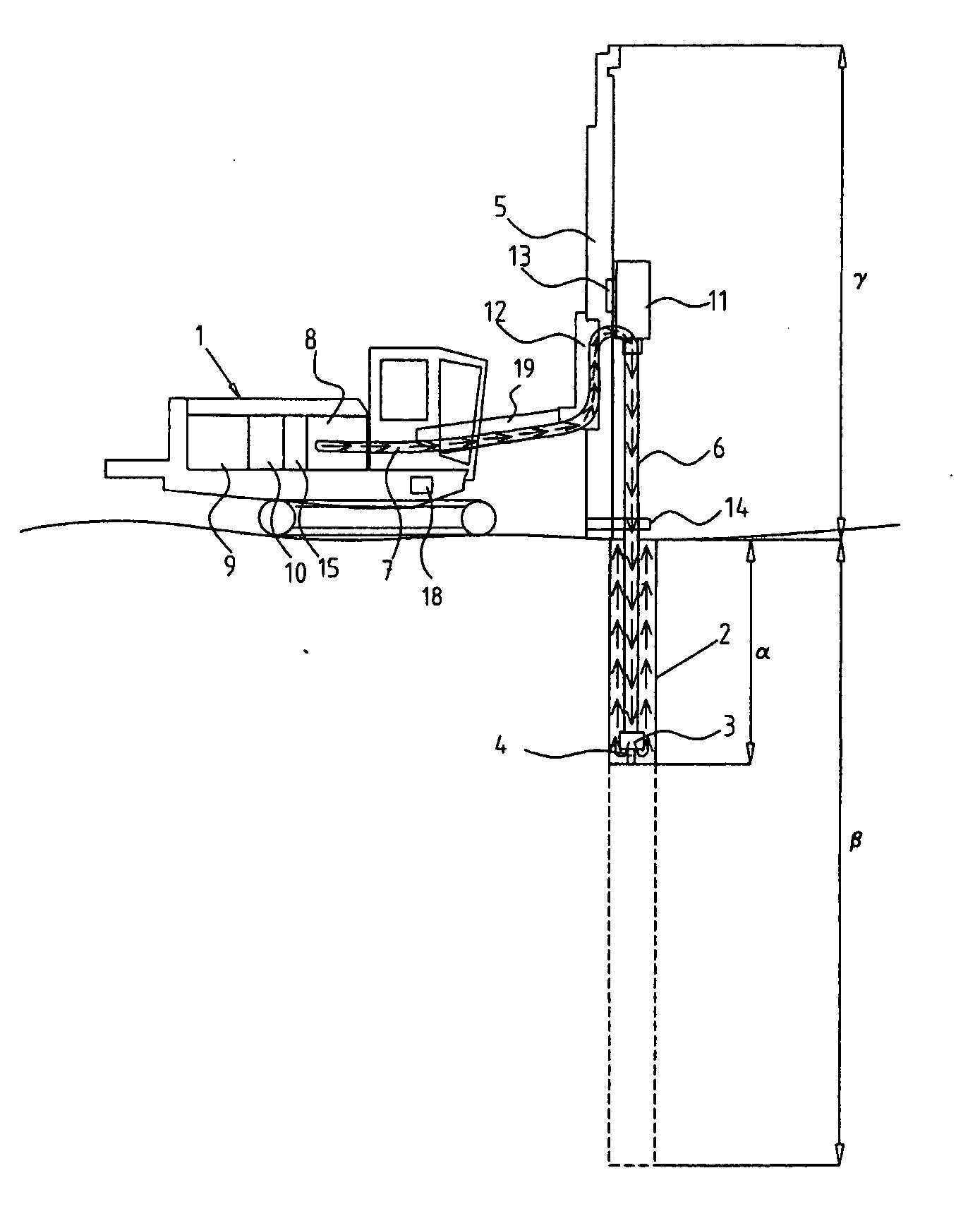 Method and system for controlling a power source at a rock drilling apparatus and rock drilling apparatus