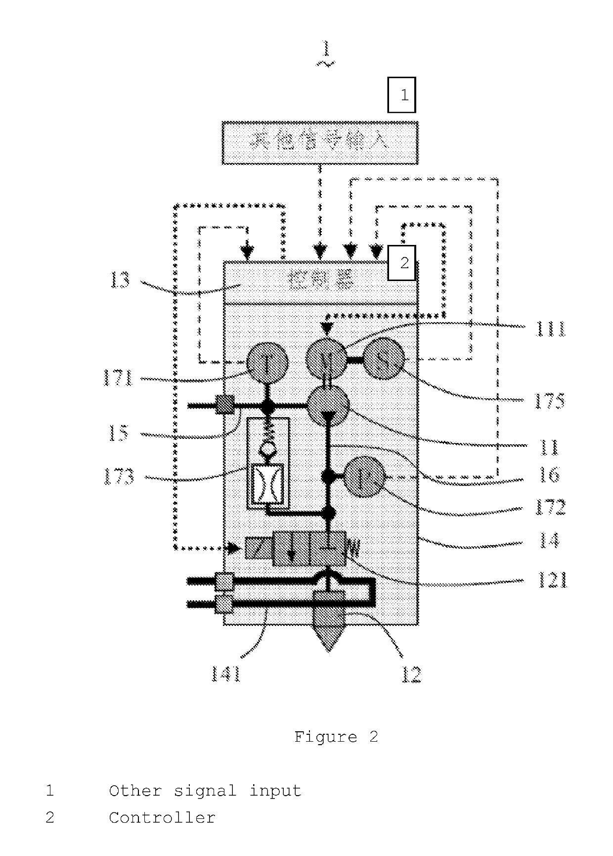 Integrated device, exhaust-gas aftertreatment system, and control method