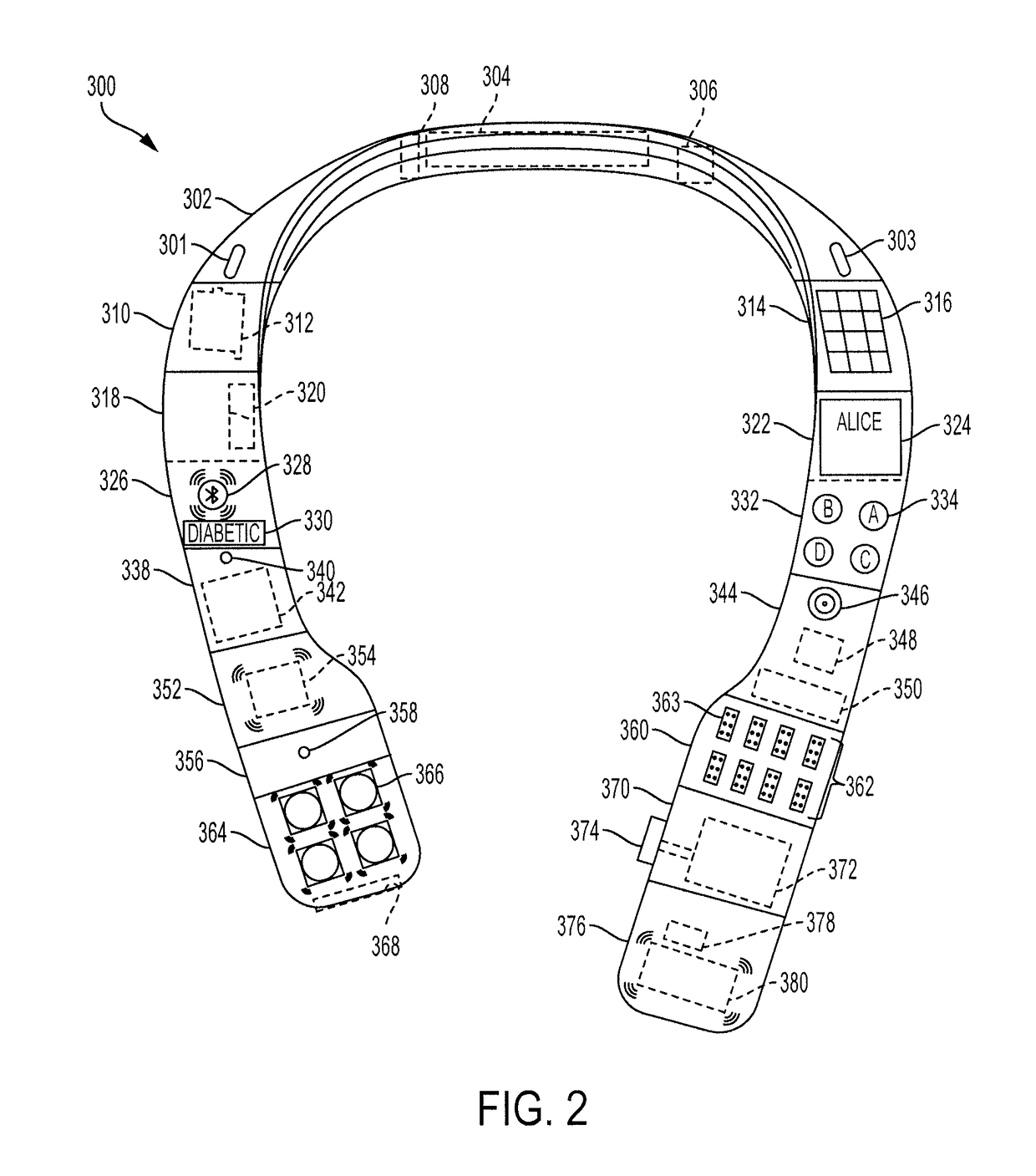 Modular smart necklace