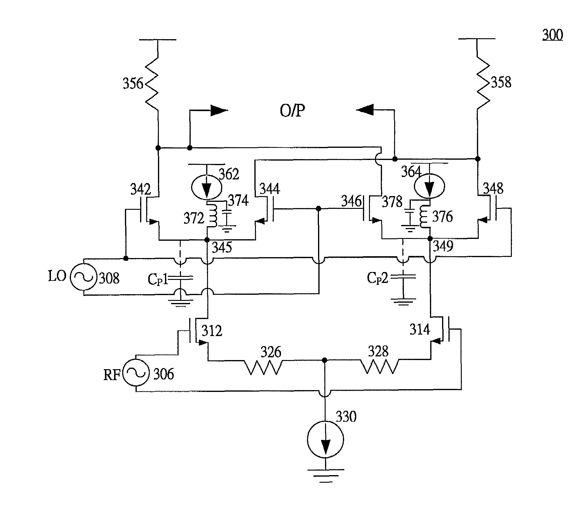 Low noise mixer with reduced distortion
