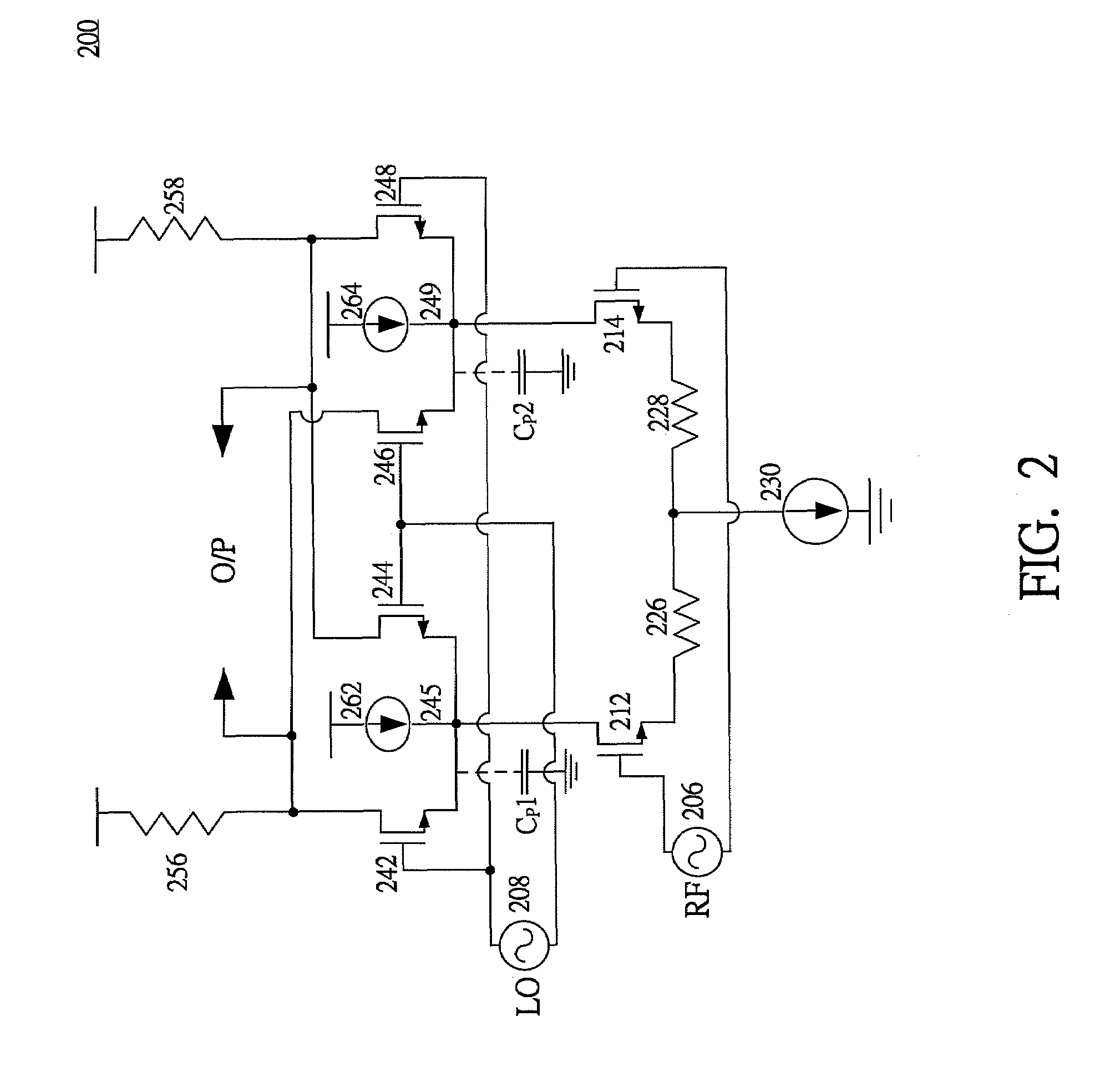 Low noise mixer with reduced distortion