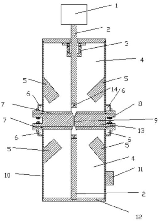 Microscopic CT in-situ tensile testing device