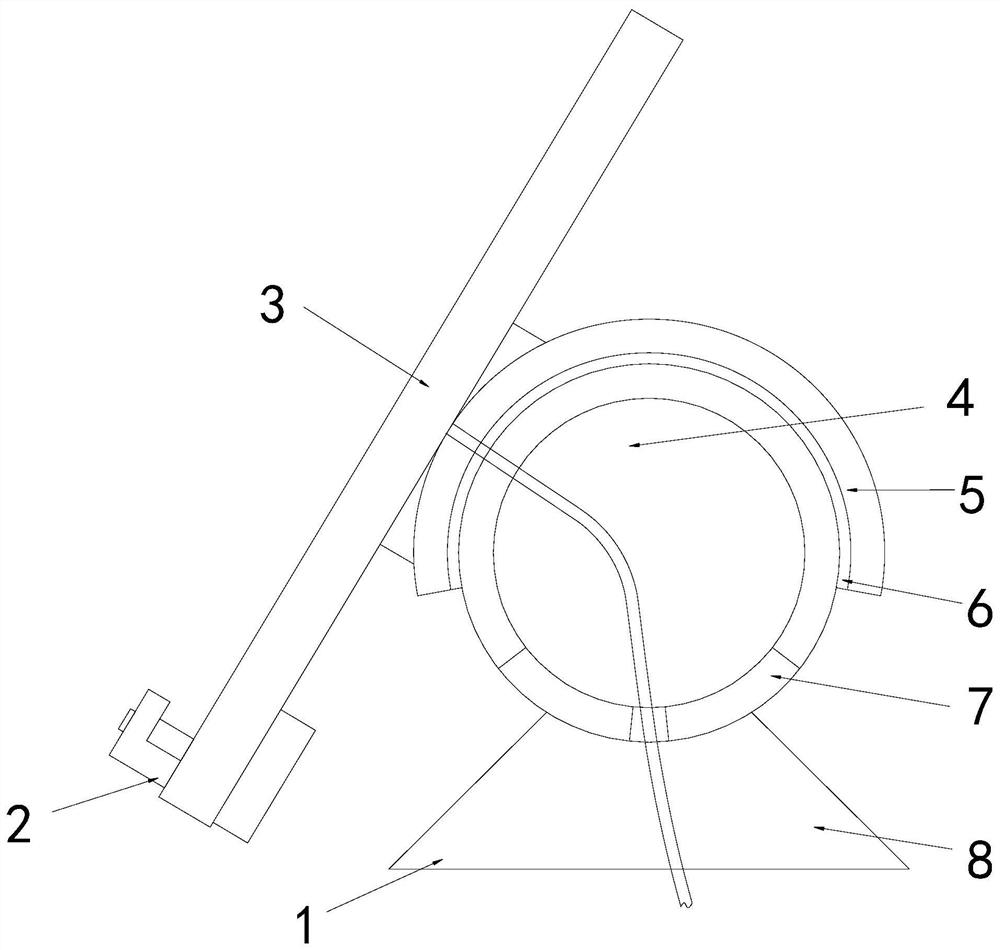 A wireless charging device for electronic product display