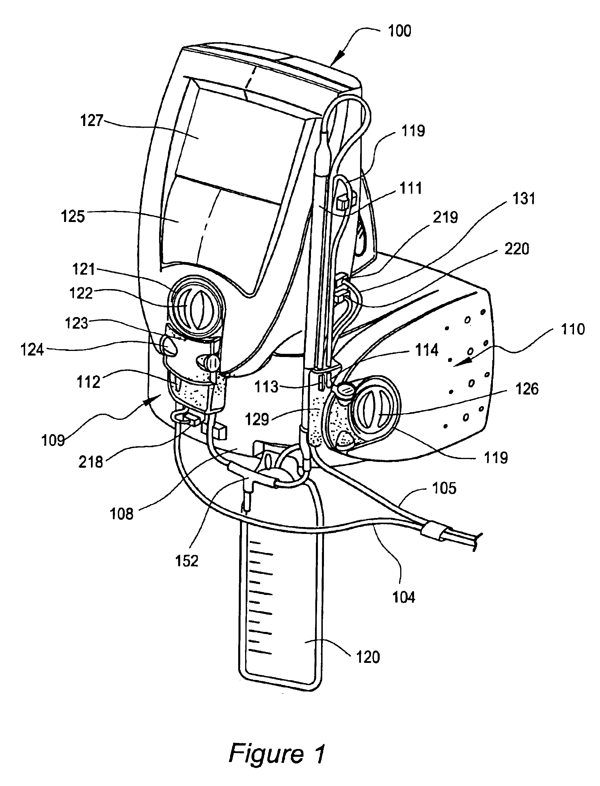 User interface for blood treatment device