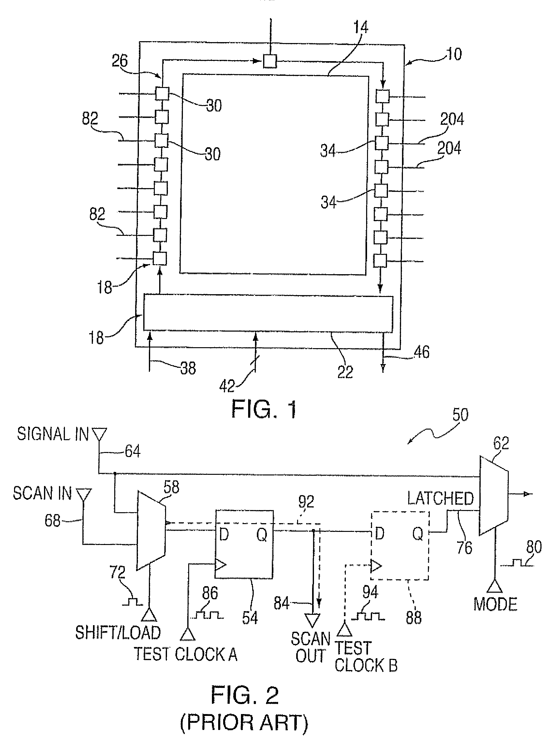 Scan chain circuitry that enables scan testing at functional clock speed