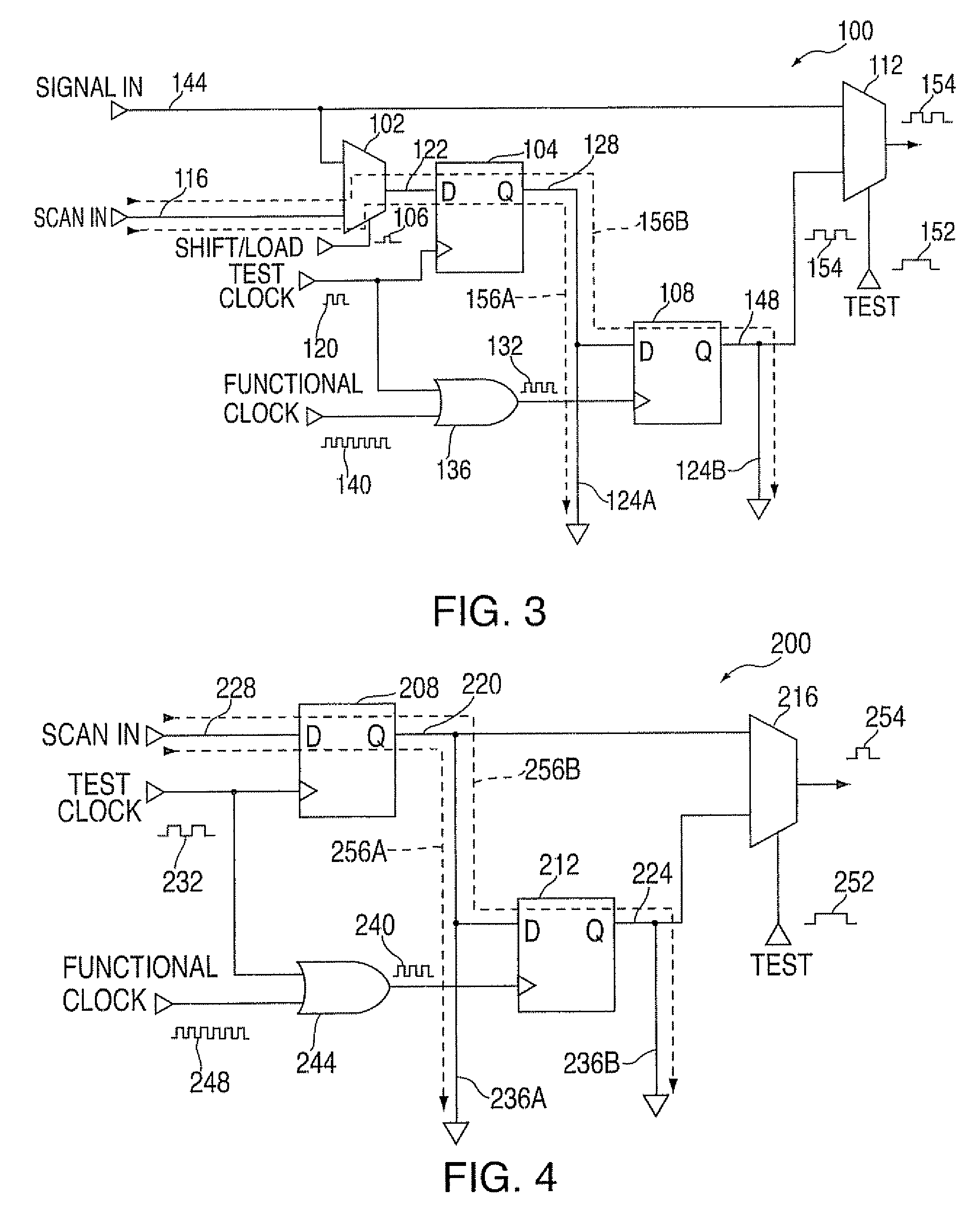 Scan chain circuitry that enables scan testing at functional clock speed